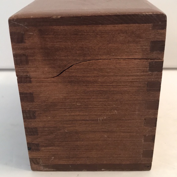 Recipe Box Dove Tail Corners - Picture 3 of 13
